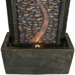 Sunnydaze Decor Sunnydaze 39"H Electric Polyresin And Fiberglass Modern Road Column Outdoor Water Fountain With LED Lights 11 Sunnydaze Decor Sunnydaze 39"H Electric Polyresin And Fiberglass Modern Road Column Outdoor Water Fountain With LED Lights -Northlight Shop GUEST 05bacff6 2418 4dc8 b6c1 54a870252fe7