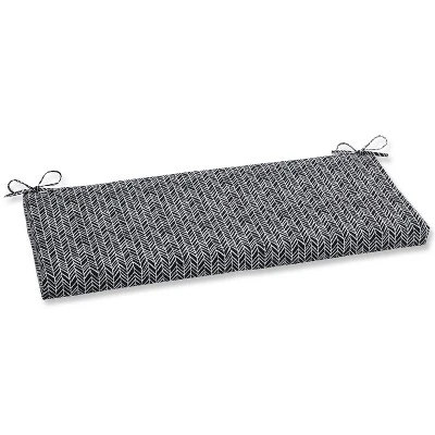 Outdoor/Indoor Herringbone Bench Cushion - Pillow Perfect 2 Outdoor/Indoor Herringbone Bench Cushion - Pillow Perfect - Image 2