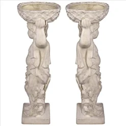 Design Toscano Young Bacchus With Basket Planters Garden Statues: Set Of Two -Northlight Shop GUEST 088055b9 3235 473c b967 3516bf80b8e5