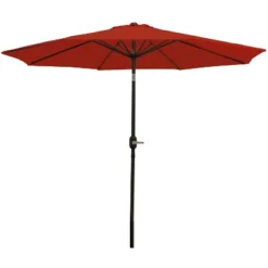 Sunnydaze Decor Sunnydaze Outdoor Aluminum Patio Table Umbrella With Polyester Canopy And Push Button Tilt And Crank - 9' -Northlight Shop GUEST 0a975b8b 482a 4bc0 8850 21d0540dbaca