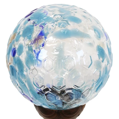 31" Solar Pearlized Glass Honeycomb Finial Resin Garden Stake Bronze - Exhart 7 31" Solar Pearlized Glass Honeycomb Finial Resin Garden Stake Bronze - Exhart - Image 7