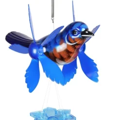 24" Metal Bird Spinning Wings Wind Chime Blue - Exhart -Northlight Shop GUEST 0cafcfc5 7795 4120 9b7d 38e23219ac2a