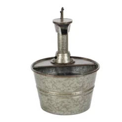 18" X 15" Farmhouse Metal Fountain Gray - Olivia & May -Northlight Shop GUEST 0ee8a1fa fc92 4128 9181 c2bf678a9aad
