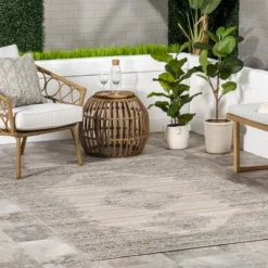 NuLOOM Deena Vintage Machine Washable Indoor/Outdoor Area Rug