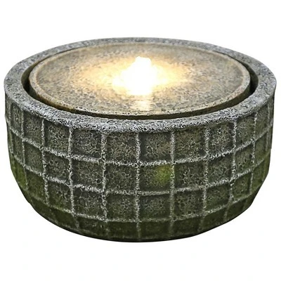 Design Toscano Stone Basket Bubbling Garden Fountain 1 Design Toscano Stone Basket Bubbling Garden Fountain