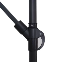 10' X 10' Cantilever Patio Hanging Umbrella With Crank And Cross Base Red - Wellfor -Northlight Shop GUEST 11e4799a 72f9 41c5 ac92 082202e8b260