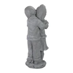 Northlight 19.5" Gray Boy Hugging Girl Outdoor Garden Statue -Northlight Shop GUEST 12ab3e27 a3e0 47d2 9980 1b58226a6db6