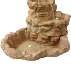 Sunnydaze Decor Sunnydaze 41"H Electric Fiberglass Stone Springs Outdoor Water Fountain With LED Lights 8 Sunnydaze Decor Sunnydaze 41"H Electric Fiberglass Stone Springs Outdoor Water Fountain With LED Lights -Northlight Shop GUEST 13e78340 7471 464f adc8 843ade3530e3