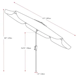 10' Tilting Market Patio Umbrella With Side Flaps - CorLiving 17 10' Tilting Market Patio Umbrella With Side Flaps - CorLiving -Northlight Shop GUEST 14d5a4f0 430a 42fa b9de a073a416bfa9 1