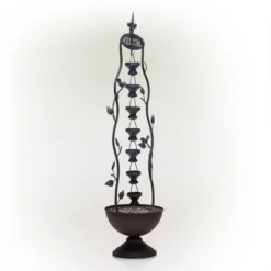 41" Metal Seven Hanging Cup Tier Layered Floor Fountain Bronze - Alpine Corporation 7 41" Metal Seven Hanging Cup Tier Layered Floor Fountain Bronze - Alpine Corporation -Northlight Shop GUEST 155518a7 3725 4e96 b0af e4952bfcdb85