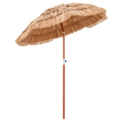 Costway Patio 6FT Tropical Thatched Tiki Beach Umbrella Portable Outdoor Market Tilt -Northlight Shop GUEST 15bd4f78 4f18 4afe 9a27 1f1e657b96d9