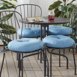 Kensington Garden 4pc Indoor Outdoor Bistro Chair Cushions