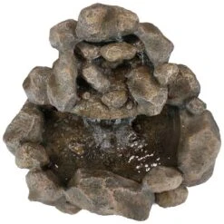 Sunnydaze Decor Sunnydaze 18"H Electric Resin Rocky Ravine Waterfall Outdoor Water Fountain -Northlight Shop GUEST 179d12f0 15af 40c4 b89e fe1060f57754