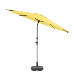 10' UV And Wind Resistant Tilting Market Patio Umbrella With Base - CorLiving -Northlight Shop GUEST 186bf168 1c11 4d3f 97b1 e2a8469f0b6b