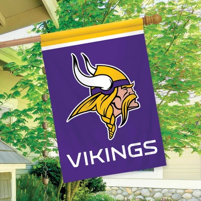 Briarwood Lane Minnesota Vikings House Flag NFL Licensed 28" X 40" 2 Briarwood Lane Minnesota Vikings House Flag NFL Licensed 28" X 40" - Image 2