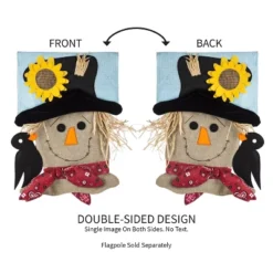 Evergreen Scarecrow Season Burlap Garden Flag, 12.5 X 18 Inches -Northlight Shop GUEST 1b0e6b7d 212e 4410 ab1a 844372cadda6