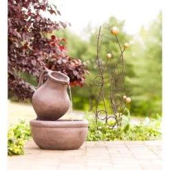 Wind & Weather Gold And Brown Abstract Metal Trellis -Northlight Shop GUEST 1bb2e637 6952 4504 9f12 a1112544b3b7