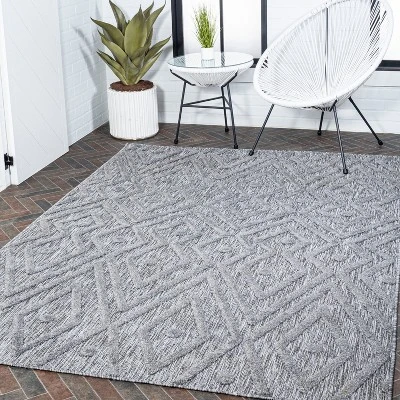 Balansat Moroccan Diamond Indoor/Outdoor Area Rug - JONATHAN Y 7 Balansat Moroccan Diamond Indoor/Outdoor Area Rug - JONATHAN Y - Image 7
