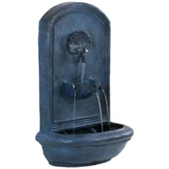 Sunnydaze Decor Sunnydaze 27"H Electric Polystone Seaside Outdoor Wall-Mount Water Fountain -Northlight Shop GUEST 1d2dd3c2 1ef4 442f b107 ca567d758ad4