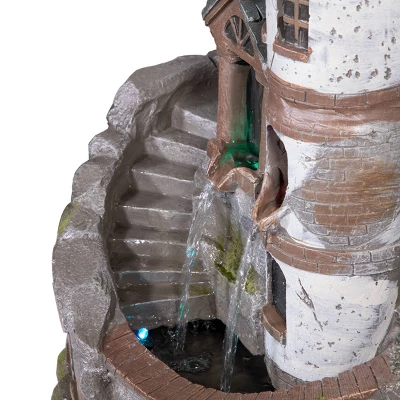 35"H Outdoor Fountain - Alpine Corporation 5 35"H Outdoor Fountain - Alpine Corporation - Image 5