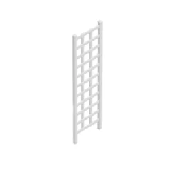 75" Elmwood Vinyl Trellis - White - Dura-Trel
