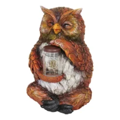 9.84" Glass And Resin Solar Garden Owl With LED Firefly Jar - Exhart 16 9.84" Glass And Resin Solar Garden Owl With LED Firefly Jar - Exhart -Northlight Shop GUEST 20252c5d f283 41d1 9612 9c7265c86b99