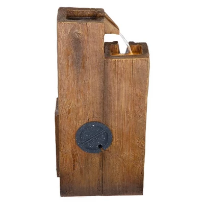 Design Toscano Old Trail Post Cascading Waterfall Garden Fountain 4 Design Toscano Old Trail Post Cascading Waterfall Garden Fountain - Image 4