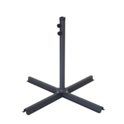 10' X 10' Cantilever Patio Hanging Umbrella With Crank And Cross Base Red - Wellfor -Northlight Shop GUEST 21dfc56e 9442 49af 891f 98ea6b77aba1