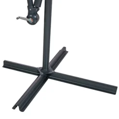 Sunnydaze Decor Sunnydaze Outdoor Steel Offset Cantilever Pool Patio Umbrella With Crank And Cross Base - 10' -Northlight Shop GUEST 23c4ee16 9949 4a13 990c 87273a5f93db