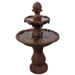Sunnydaze Decor Sunnydaze Outdoor 2-Tier Solar Powered Water Fountain With Battery Backup And Submersible Pump - 35" 21 Sunnydaze Decor Sunnydaze Outdoor 2-Tier Solar Powered Water Fountain With Battery Backup And Submersible Pump - 35" -Northlight Shop GUEST 23ea2c83 1b0b 45b5 92fe 6fdf3ffa3b41