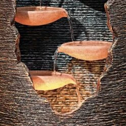 John Timberland Seven Cascade Rustic Outdoor Floor Water Fountain With LED Light 35" For Yard Garden Patio Home Deck Porch House Exterior Balcony -Northlight Shop GUEST 25203c62 810f 4c71 a060 0624f7aa0ba3