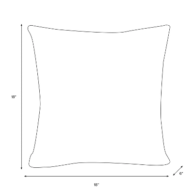 18" X 18" Outdoor Decorative Throw Pillow Bogo Citrine - Skyline Furniture 4 18" X 18" Outdoor Decorative Throw Pillow Bogo Citrine - Skyline Furniture - Image 4