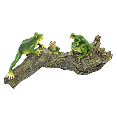 Design Toscano Froggy Business Garden Statue - Multicolored 1 Design Toscano Froggy Business Garden Statue - Multicolored