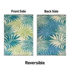 World Rug Gallery Floral Modern Reversible Plastic Outdoor Rugs -Northlight Shop GUEST 27842d72 bb5c 427e 849b 20b537fc720d