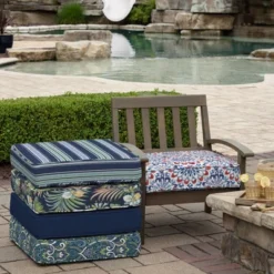 24" X 24" ProFoam Outdoor Deep Seat Bottom Cushion - Clark Blue - Arden Selections 8 24" X 24" ProFoam Outdoor Deep Seat Bottom Cushion - Clark Blue - Arden Selections -Northlight Shop GUEST 2795a9ee 76d1 43bf 821b db174a67faa8
