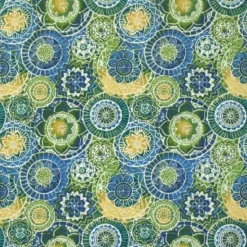 Omnia 2pc Indoor/Outdoor Squared Corners Seat Cushion - Blue - Pillow Perfect -Northlight Shop GUEST 294bce67 3c47 45fa 9cae 5fa1b76fb11a