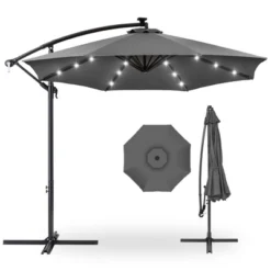 Best Choice Products 10ft Solar LED Offset Hanging Outdoor Market Patio Umbrella W/ Easy Tilt Adjustment 23 Best Choice Products 10ft Solar LED Offset Hanging Outdoor Market Patio Umbrella W/ Easy Tilt Adjustment -Northlight Shop GUEST 29d9af4a 7032 476c b6c7 8a31244954cc