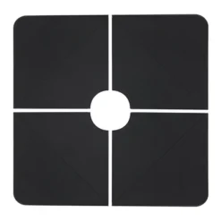 Aoodor 4-Piece 176lb Heavy Duty Base Offset Cantilever Patio Umbrella Base Stand Water Or Sand Filled Weight Base