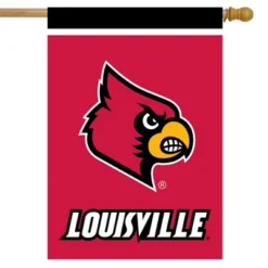 Briarwood Lane Louisville Cardinals House Flag NCAA Licensed 28" X 40"