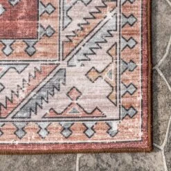 NuLOOM Kera Persian Machine Washable Indoor/Outdoor Patio Area Rug -Northlight Shop GUEST 2b186cdf 8b16 4c69 ac9d 9c380514736f