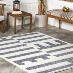 NuLOOM Neri Modern Bars Indoor/Outdoor Area Rug -Northlight Shop GUEST 2bd12296 8340 4533 b3dd 99bd8fe2904d