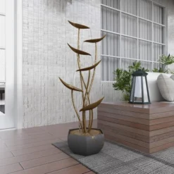 43" Metal Rustic Fountain Gold - Olivia & May 39 43" Metal Rustic Fountain Gold - Olivia & May -Northlight Shop GUEST 2c1ad2be 7705 458a 974a 0ea77fe7f4c1