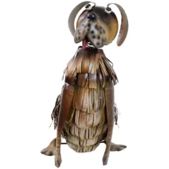 Sunnydaze Decor Sunnydaze Sitting Dog Rustic Metal Outdoor Yard Art Garden Statue - 14.5” - Brown -Northlight Shop GUEST 2c73d90c d26f 4984 a5f3 c9d279e5110a