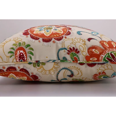 25" Outdoor/Indoor Floor Pillow Fanfare Sonoma - Pillow Perfect 1 25" Outdoor/Indoor Floor Pillow Fanfare Sonoma - Pillow Perfect