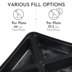 Aoodor 4-Piece 176lb Heavy Duty Base Offset Cantilever Patio Umbrella Base Stand Water Or Sand Filled Weight Base -Northlight Shop GUEST 2eec6fde 3e72 4938 8b5b 218f212bb9bd