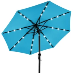 Best Choice Products 10ft Solar LED Lighted Patio Umbrella W/ Tilt Adjustment, UV-Resistant Fabric -Northlight Shop GUEST 318c760b 8364 4400 bf17 1a40e56a9995