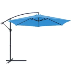 10' X 10' Outdoor Hanging Offset Cantilever Patio Umbrella With Easy Tilt - Devoko -Northlight Shop GUEST 31cddf3a 3ece 43d1 8981 3aa8b0bbd587