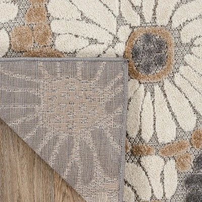 World Rug Gallery Palermo Modern Floral Indoor/Outdoor Area Rug 3 World Rug Gallery Palermo Modern Floral Indoor/Outdoor Area Rug - Image 3