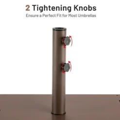 Costway 10ft Solar Lights Patio Umbrella Outdoor W/ 50 LBS Movable Umbrella Stand Red -Northlight Shop GUEST 3538c3c7 c39c 4076 b82a 5c0d18a45662