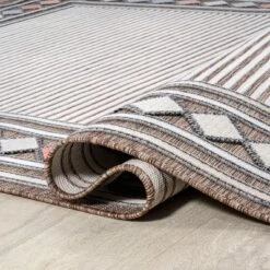 JONATHAN Y Sebastian High-Low Modern Diamond Border Classic Indoor/Outdoor Area Rug 13 JONATHAN Y Sebastian High-Low Modern Diamond Border Classic Indoor/Outdoor Area Rug -Northlight Shop GUEST 35ed871a 31bc 4a24 be53 e7779dedf869